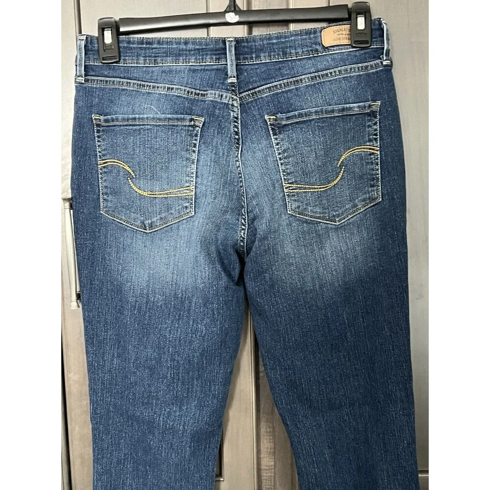 Levi Strauss Signature Modern Bootcut Jeans Denim Medium Wash Women’s 12 Long